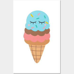 Ice cream Posters and Art